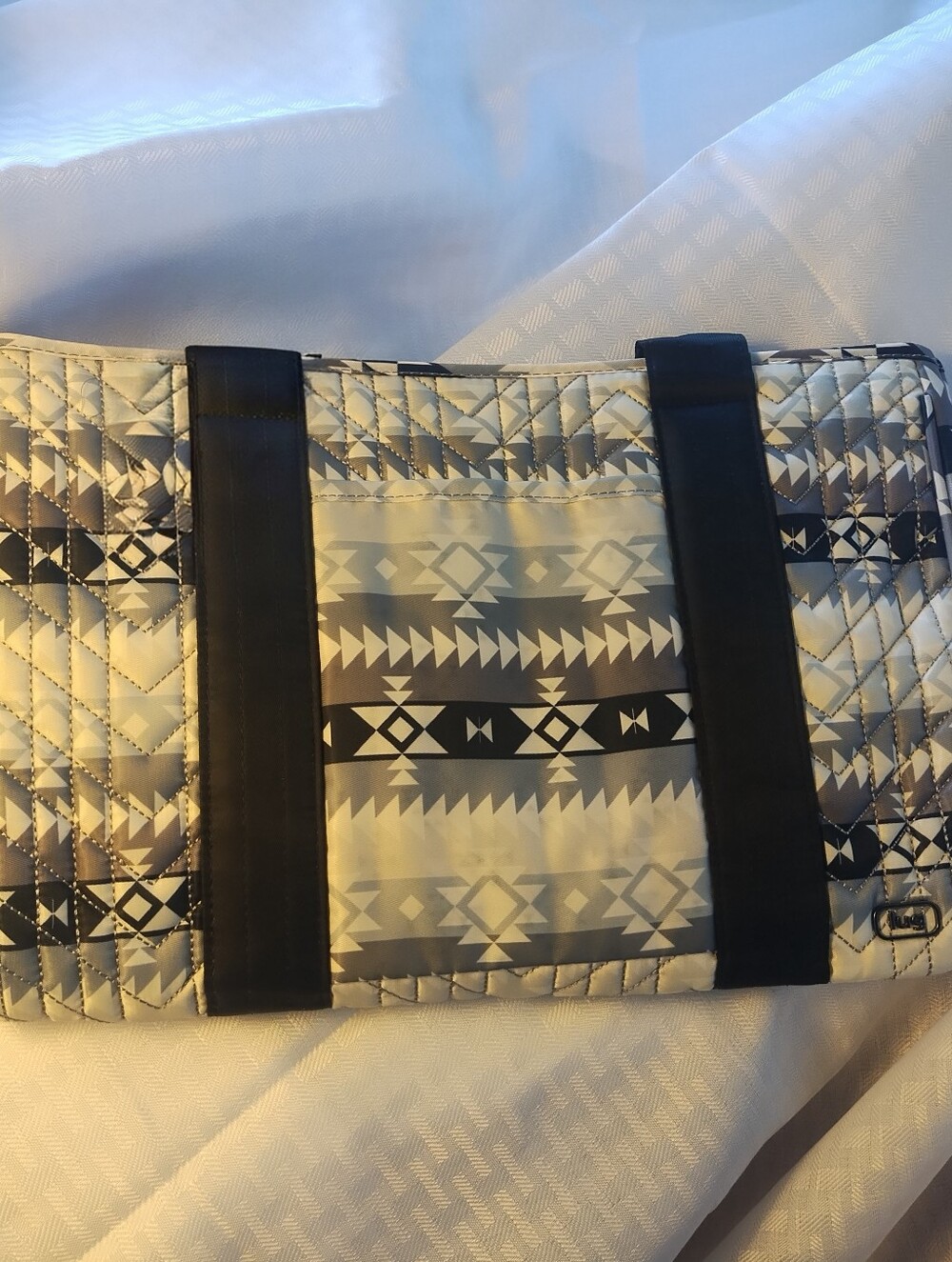 NWT LUG Mini Rover Tote Southwest Grey - Picture 2 of 6